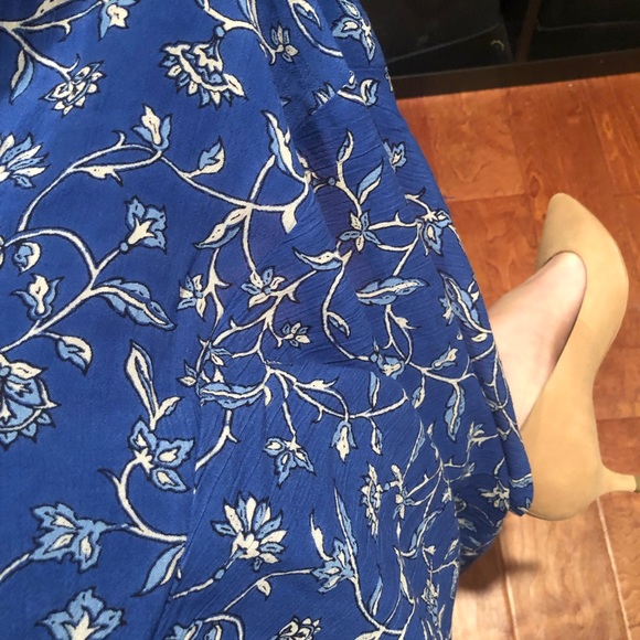 Amuse society long blue maxi dress wrap - Picture 4 of 4